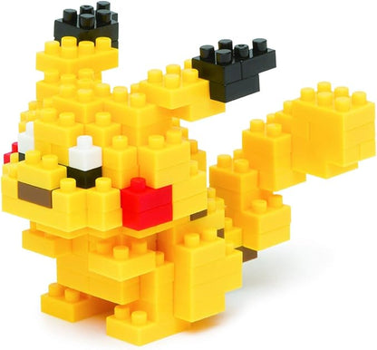 3 Set Nanoblock Bundle - Gyarados Charizard and Pikachu - Adjustable Pokemon Characters (Japan Import)