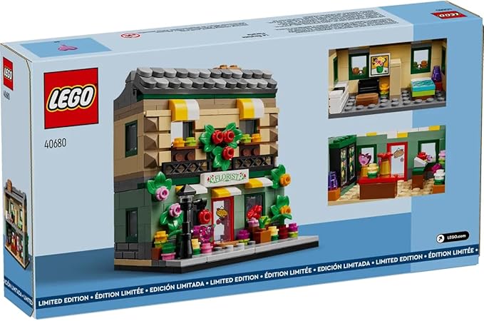 LEGO Flower Store Building Set 40680 - Collectible Model Shop with Interior Details - Customizable Design - Great Gift for Adult and Teen Builders - 337 Pieces