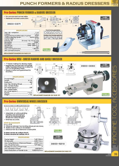HHIP 3800-5150 Precision Small Punch Grinder, 0.020~0.236 Inch