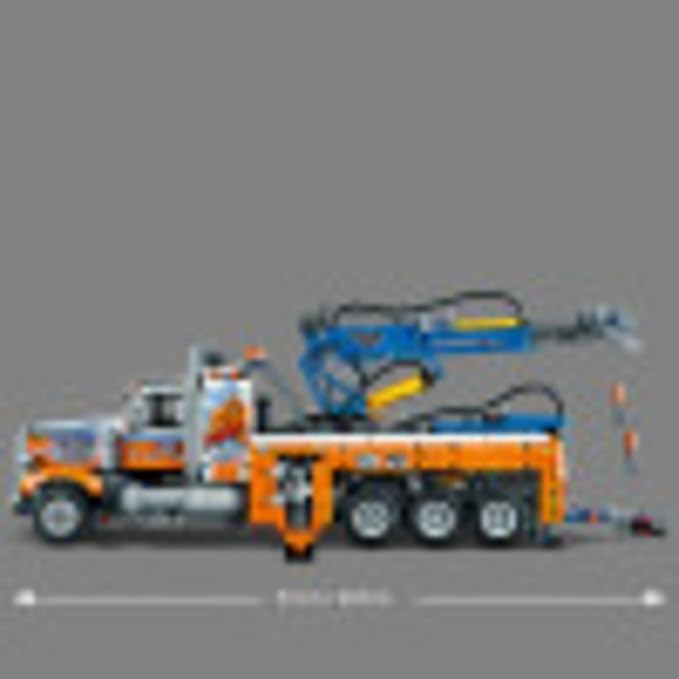 LEGO Technic Heavy-Duty Tow Truck 42128 with Crane Toy Model Building Set Engineering for Kids Series