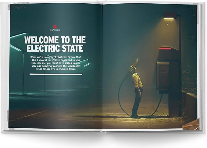 Free League Publishing The Electric State RPG Core Rulebook Tabletop Roleplaying Game for Adults Family Teens 14+
