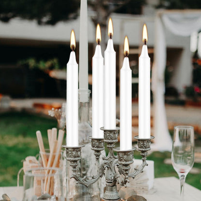 Howemon White Candles Set of 40, 4" White Spell & Chime Candles, Unscented Mini Taper Candle for Witchcraft, Wiccan Altar, Magic Tools, Rituals, Prayer, Meditation and Christmas Party Decoration