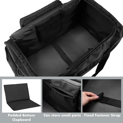 GLOBACT RC Car Bag with Bottom Partition for Traxxas TRX4 Axial SCX10 Tamiya CC01 Arrma Mojave 1/8 1/10 RC Crawler Truck Car
