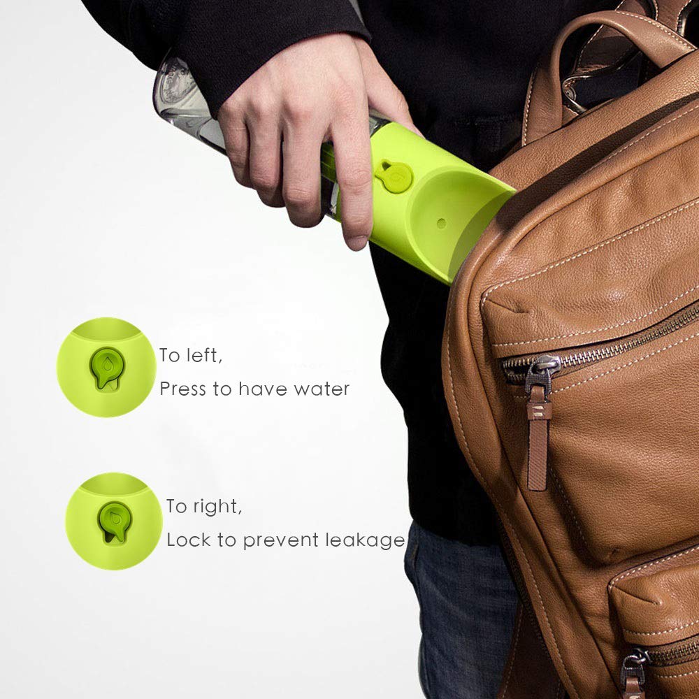 PETKIT Dog Water Bottle with Filter BPA Free, Leak Proof Dog Drinking Bowl, Food Grade Material, Lightweight Portable Pet Water Bottle for Walking, Hiking, Travel