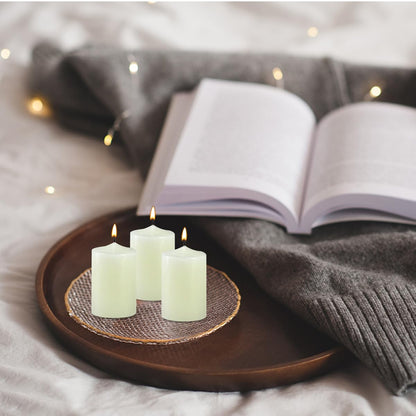 Ivory Votive Candles, 2.25 Inch Candle Votives, Unscented Small Cup Candles, Votive Candle Bulk for Wedding Church Party Spa Restaurants and Emergency (20 Pack, 2.25 Inch, Ivory)
