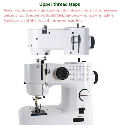 Sewing Machine with Extension Table,39 Built-in Stitches, LED Light 2-Speed Foot Pedal, and Accessories Kit for Home DIY Projects & Gift Perfect for Sewing Machine for Beginners for Adult