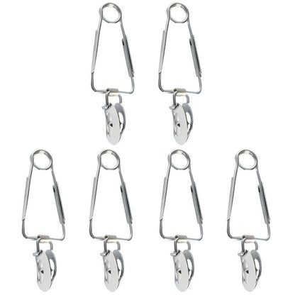 Luxshiny 6 Pcs Stainless Steel Escargot Tongs Snail Tong Food Serving Clips with Ergonomic Handles for Kitchen Dining and Seafood Serving