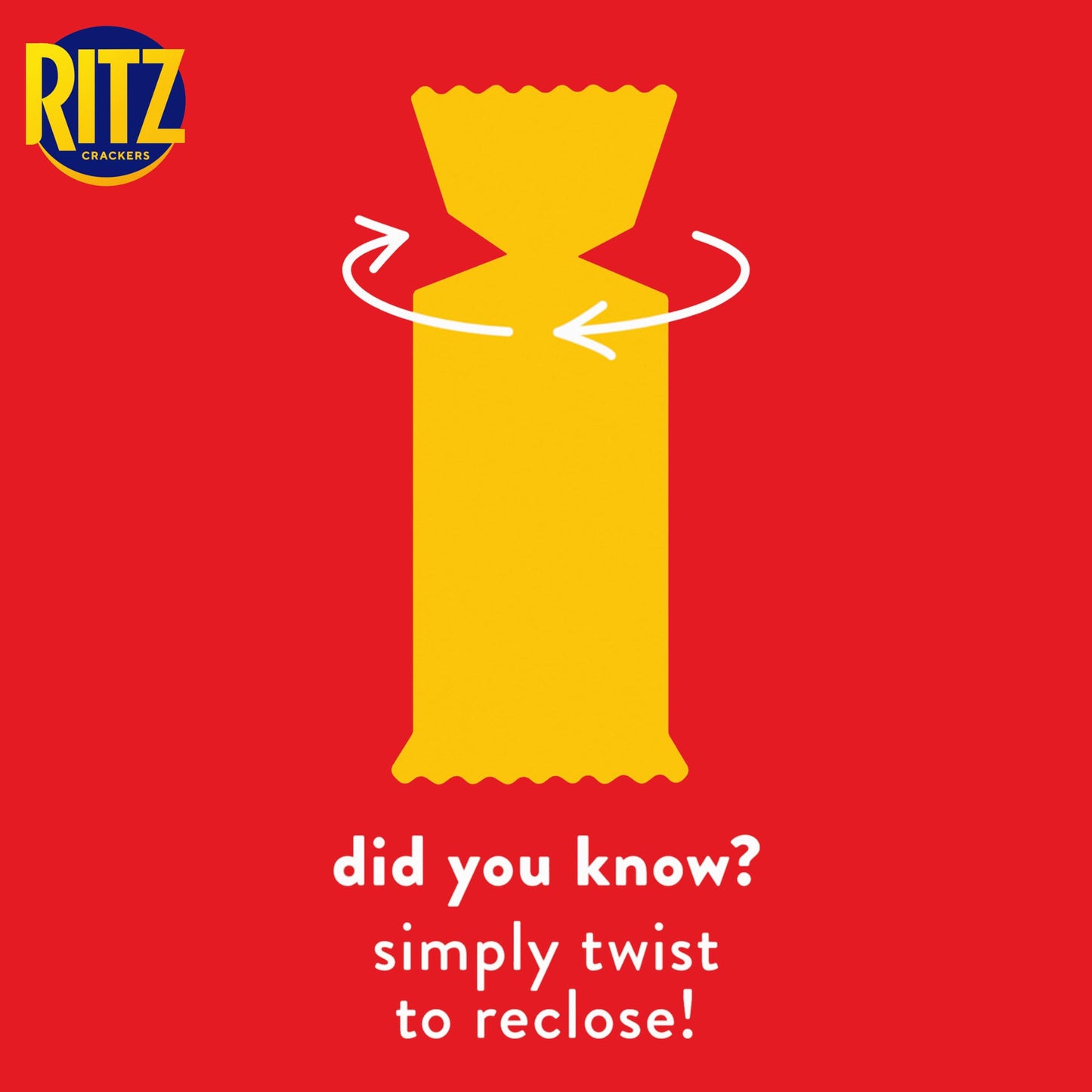 RITZ Fresh Stacks Original Crackers, Party Size, Travel Snacks, 23.7 oz (16 Multi Snack Packs)