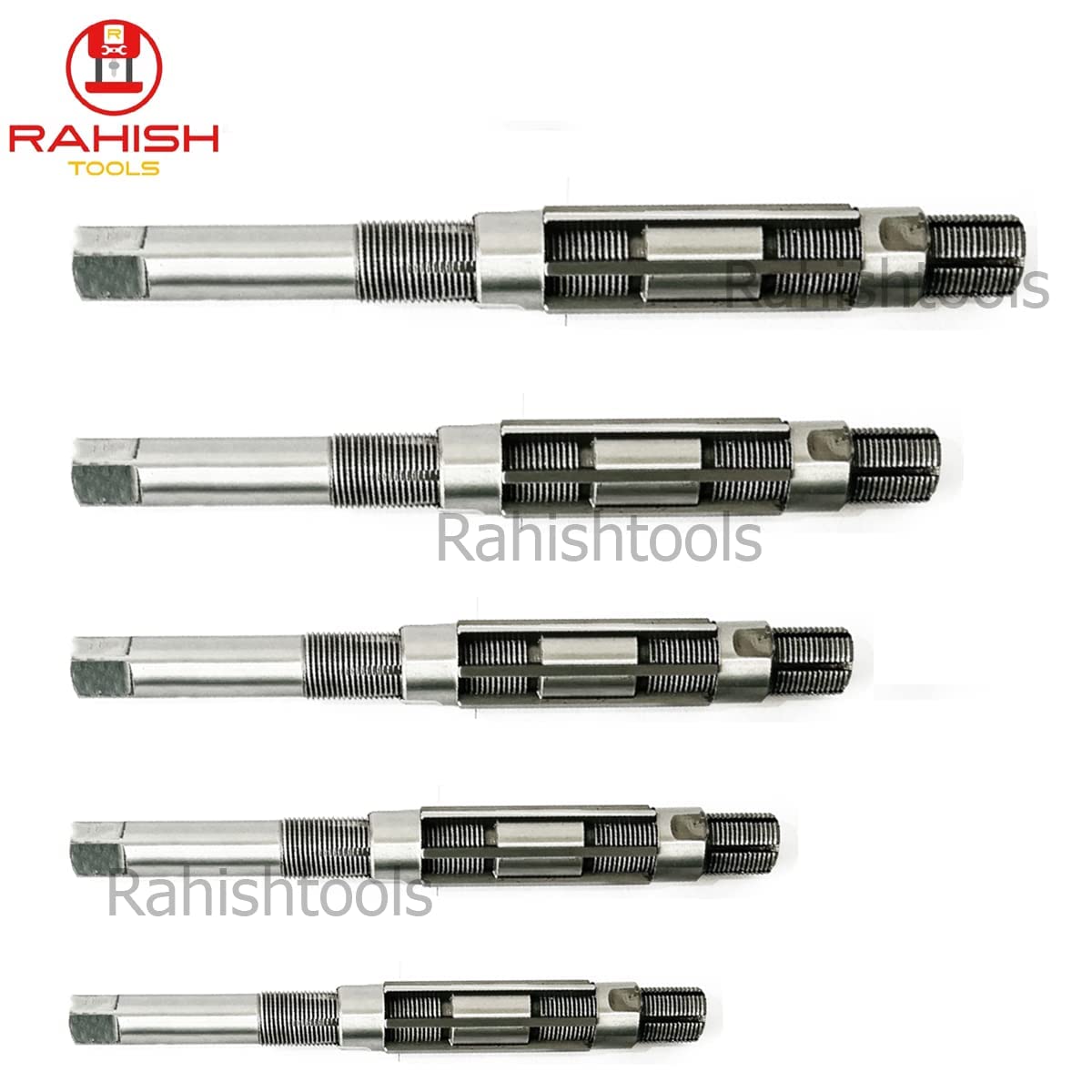 Rahish Tools Adjustable Hand Reamer Tool H12 To H16 Sizes - 1-1/16" to 2-7/32" Reaming Tool for Precise Hole Finishing with Carbon Steel Blades - Hand Tools Reamers for Metal & Wood - 26.98mm-56.35 mm
