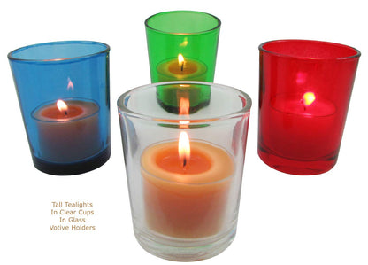 Beeswax Candle Works, 8-Hour Tea Lights (Pack of 18) 100% USA Beeswax