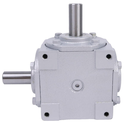 Holdia 40 HP Right Angle Bevel Gearbox with 2 Keyed Shafts CW/CW 1:1 1800 Max RPM 19455-SR-KW-KW-GR