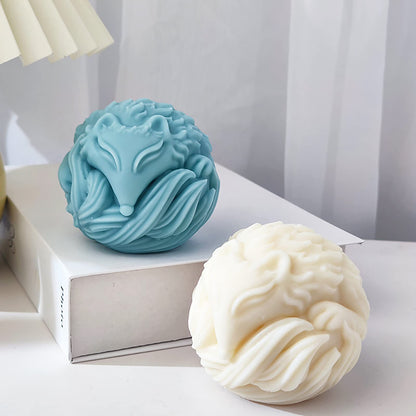 Fox Resin & Silicone Animal Molds - 3D Fox & Candle Molds for Soap & Candle Making