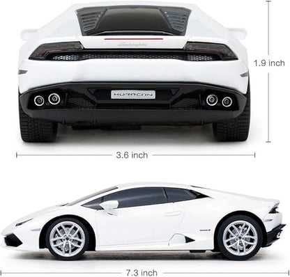 RASTAR Lamborghini HURACÁN LP610-4 RC Car Radio Remote Control 1/24 Scale (White)