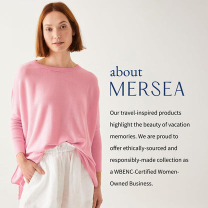 MERSEA Luxury Scented Candle with Sandbag - 6.5 Oz (40+ Hour Burn) (Sea Change)