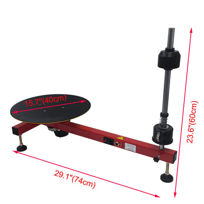 PreAsion 110V Manual/Electric Wrap-around Film Baler - 50 RPM High-Speed Packaging Machine, 110LBS Load Capacity, for E-commerce, Logistics, Storage - Dustproof, Moisture-Resistant Packaging Equipment