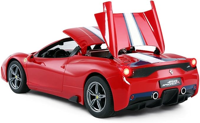 Rastar RC Car | Radio Remote Control Car 1/14 Scale Ferrari 458 Special A Model Toy Car for Kids Auto Open &amp Close Red