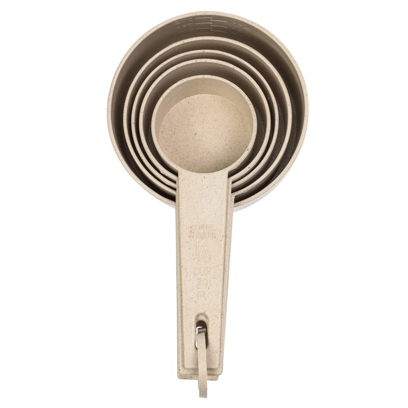 Beille Cream Wheat Straw Measuring Cups Spoons Set Cooking Baking Tools 10pc