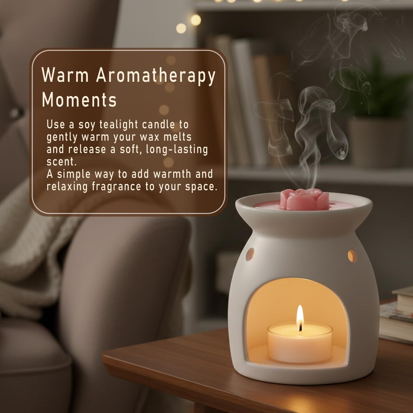 Soy Wax Tea Candles 50 Pack - 4 Hour Long Burning Tea Lights Votive Candles, 100% Natural, Paraffin-Free, Unscented Tealights for Christmas Party, Valentines, Home, Wedding, Emergency