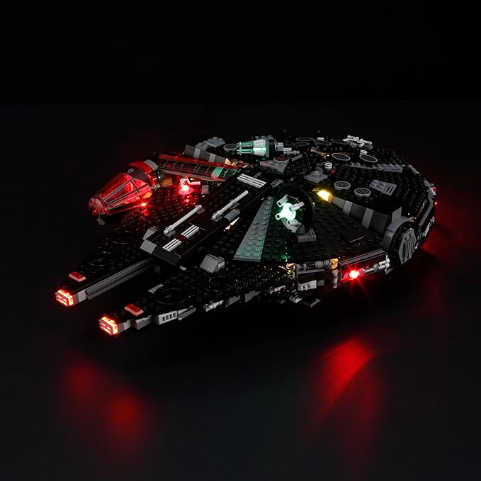 YEABRICKS LED Light for 75389 Star Wars The Dark Falcon Building Blocks Model (Building Set NOT Included)
