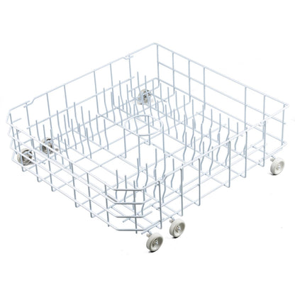 WD28X31819 WD28X10284 Lower Dishwasher Rack Replacement Parts for GE Lower Dish Rack Dishwasher Roller Wheels GE GSD2100V55BB GSD2100V70BB GSD2100V55WW Built-In Bottom Dishrack Assembly 1 Pcs