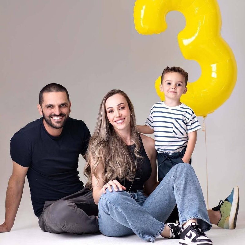 Yellow Number 4 Balloon 40 Inch, 4th Birthday Party Decorations for Children, Giant 4 Foil Balloon for Party Supplies