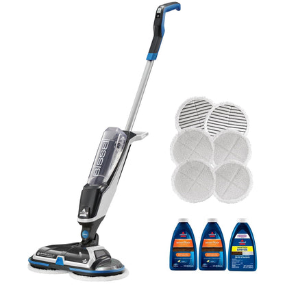Bissell Spinwave Cordless Hard Floor Expert Spin Mop Cleaner, Multi-Surface Floor Cleaner with Washable Pads & Included Cleaning Formulas for Sealed Floors, 23159
