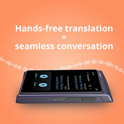 Vasco Translator Q1 | AI Voice Cloning Language Translator Device | 113 Languages | Free Lifetime Internet in Nearly 200 Countries | Mystic Plum