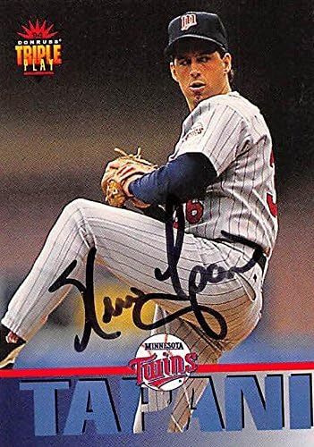 Sports Memorabilia Autograph Warehouse 247498 Kevin Tapani Autographed Baseball Card - Minnesota Twins 1994 Donruss Triple Play - No. 259