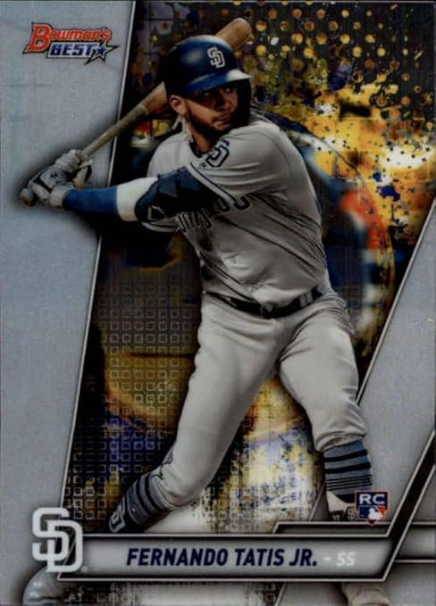 2019 Bowman's Best #58 Fernando Tatis Jr. RC Rookie San Diego Padres MLB Baseball Trading Card