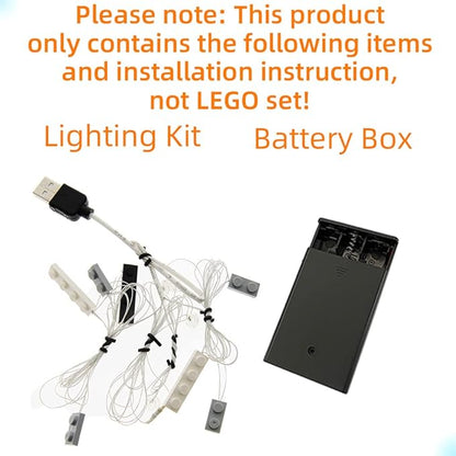 LED Light Kit for International Space Station - Compatible with Lego Ideas 21321 Building Blocks Model (Model Set Not Included)