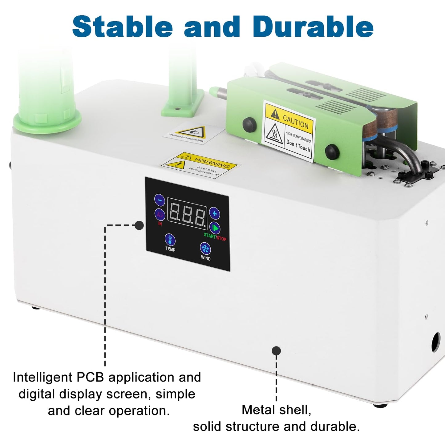 Saladulce Air Cushion Machine 30ft/min Bubble Wrap Machine 280L/min Air Pillow Machine for 4”-27” Bubble Wrap, Air Pillows(110V)