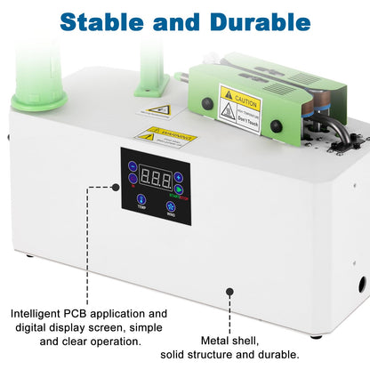 Saladulce Air Cushion Machine 30ft/min Bubble Wrap Machine 280L/min Air Pillow Machine for 4”-27” Bubble Wrap, Air Pillows(110V)