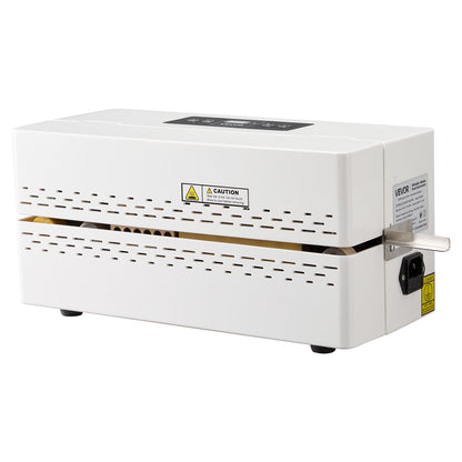 VEVOR Continuous Sealing Machine, 0.32-0.47 in Seal Width, Automatic Continuous Band Sealer with Digital Temperature Control, Automatic Shutdown, Heat Sealing Machine for 0.002-0.0.008 in Plastic Bags