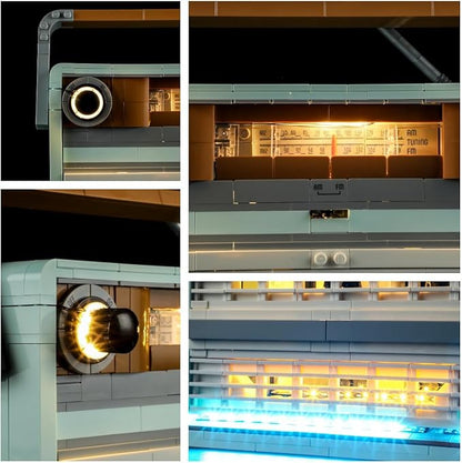 LIGHTAILING Light for Lego-10334 Retro Radio - Led Lighting Kit Compatible with Lego Building Blocks Model - NOT Included The Model Set