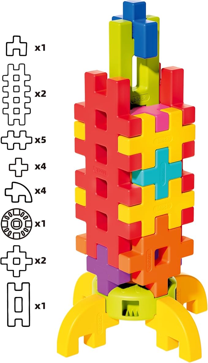 Advanced 3D Interlocking Soft Building Blocks for Kids 100+ Pcs STEAM Construction Set with Figures &amp Pets Sensory Educational Toy for Preschoolers 3-8 with Building Manual &amp Storage Bin