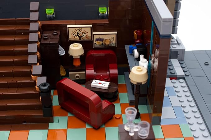 General Jim's New York Sanctorum Sanctum - Magic Library Santuary Modular City Bulding Blocks Set | Compatible with City Sets and All Major Brands