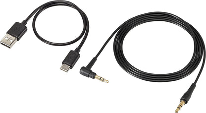 Audio-Technica ATH-M20xBT Wireless Over-Ear Headphones, Black