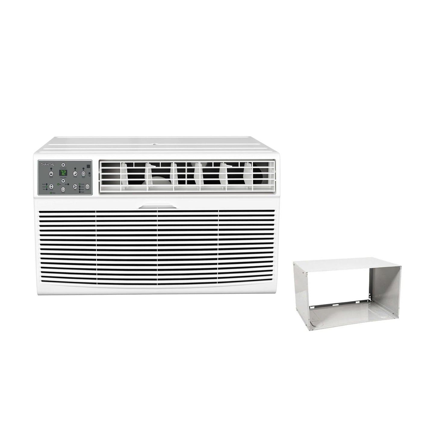 Durastar DRTAC101XNA1SLV 10,000 BTU 115V Through the Wall Air Conditioner and Wall Sleeve - White