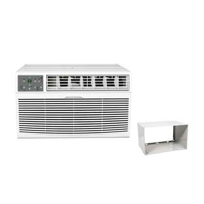 Durastar DRTAC101XNA1SLV 10,000 BTU 115V Through the Wall Air Conditioner and Wall Sleeve - White
