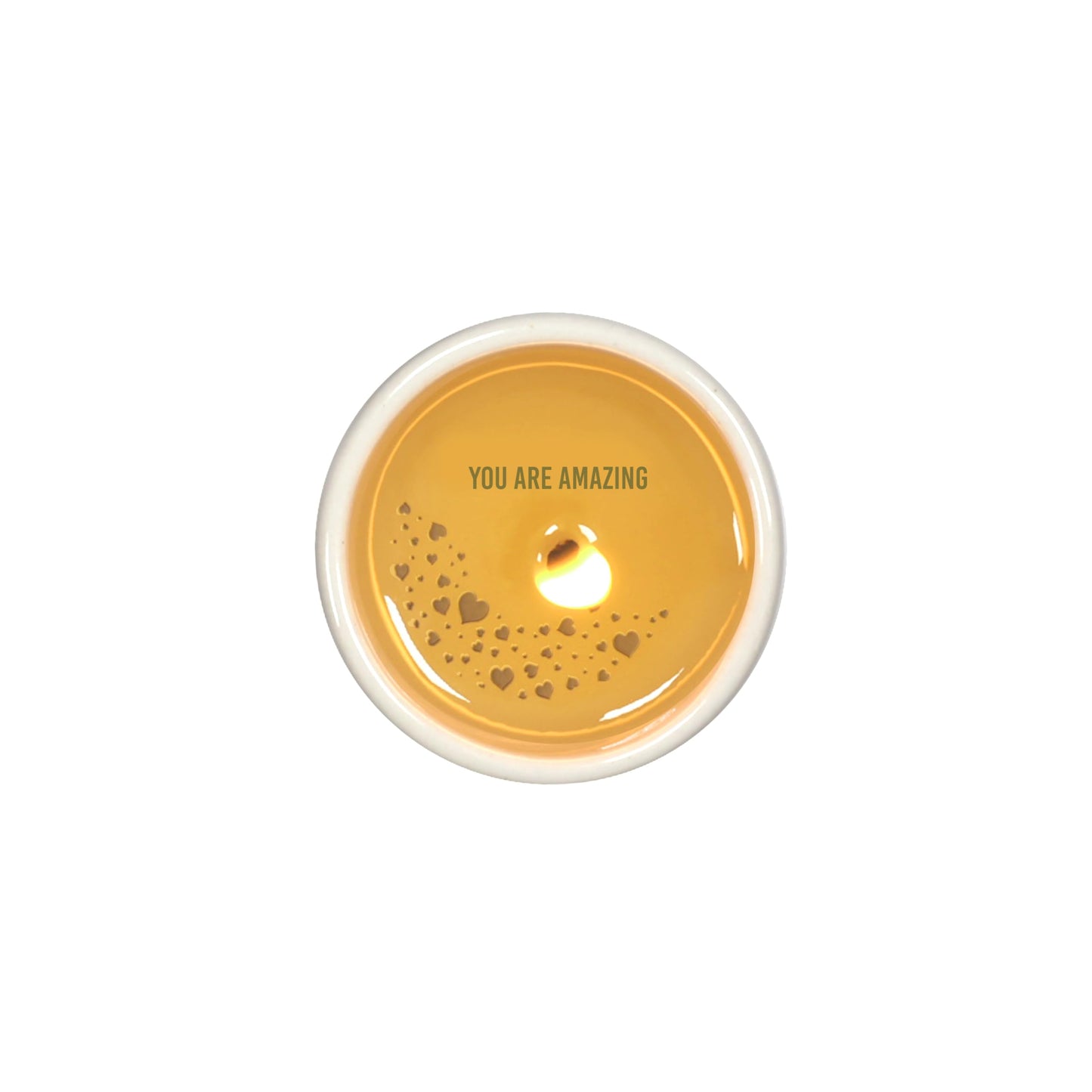 Pavilion Gift Company - Love You Bestie - 2oz Soy Wax Wax Reveal Candle Tealight Holder Best Friend Bestie Close Friend Coworker Friendship Birthday Sentimental Kind Home Decor
