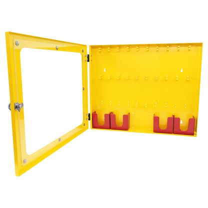 TRADESAFE Lockout Tagout Station, Lock Out Tag Out Station Unfilled - No Loto Devices Included, Wall Mount Loto Kit Cabinet, Lockout Station 22-1/2 x 18 x 3 inches