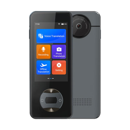 Anfier Offline Language Translator Device W10 PRO for 144 Languages and Accents Translator Photo Translation No WiFi Needed for Tavel Business W10 Grey