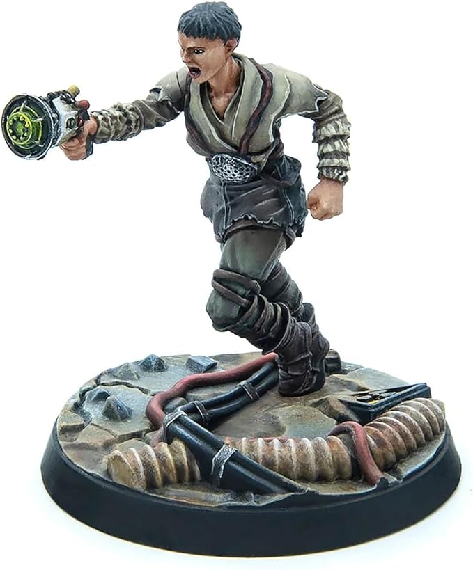 Modiphius Entertainment: Fallout: Wasteland Warfare - Children of Atom: Zealot Congregation - 6 Figures 32mm Unpainted Resin RPG Miniatures