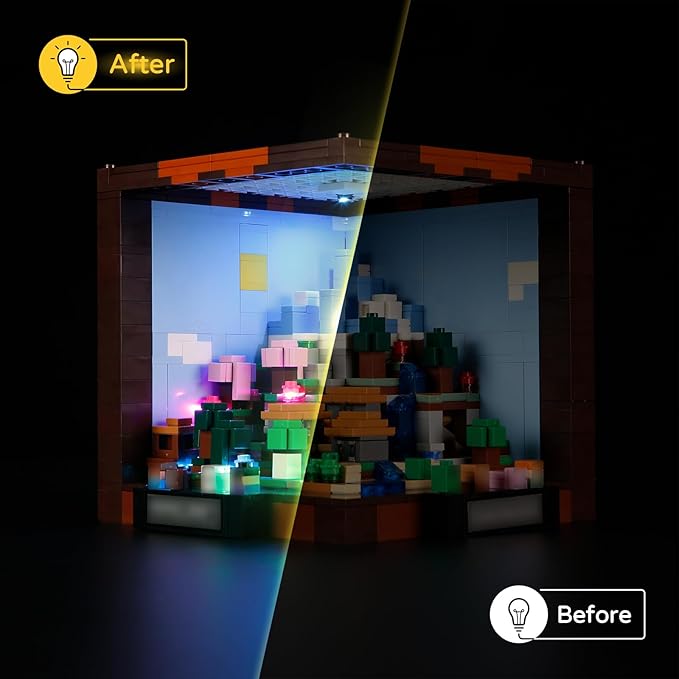 YEABRICKS LED Light for 21265 The Crafting Table Building Blocks Model (Building Set NOT Included)
