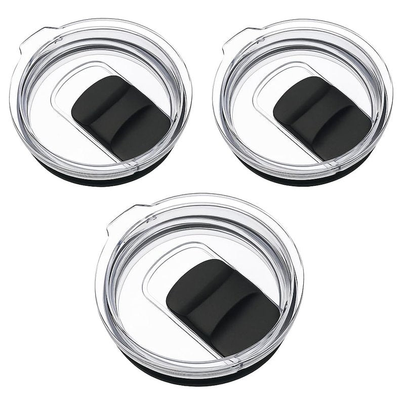 3 Pack 20 oz Tumbler Lid for Yeti Lids，Magnetic Slider Replacement Lids Compatible with YETI 20 oz Tumbler, 10/24 oz Mug and 10 oz Lowball，Spill Proof Cup Lids Covers，BPA Free