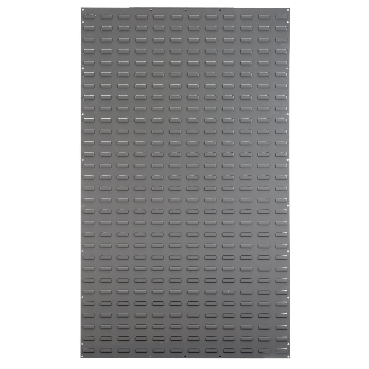 Akro-Mils 30161 Heavy Duty Wall Mount Garage Storage Steel Louvered Panel | Wall Storage Bin Hanging Organizer System for AkroBins, 36-Inch W x 61-Inch H, Grey, Single