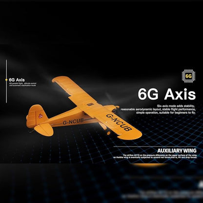 XK A160 J3 RC Airplane EPP Remote Control Airplane for Adults 3D/6G 2.4G 5CH Brushless 650mm Wingspan Fixed Wing RC Aircraft with Quick Release Military Plane Toy Gift -RTF