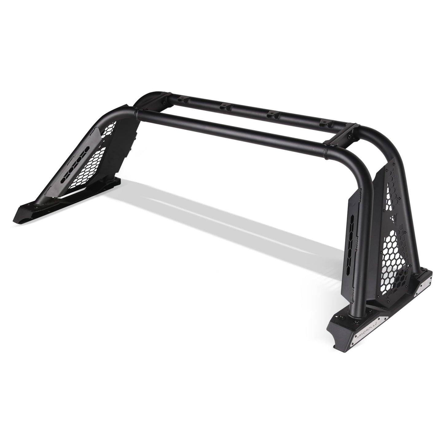 Armordillo USA 8710876 CR-M Modular Adjustable Chase Rack Roll Bar - Matte Black Fits Full Size Pickup Truck