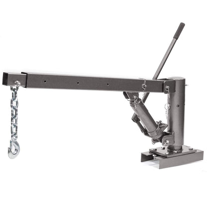Stark USA 1/2 Ton Capacity Pickup Truck Extra Hoist Lift Load Jib Crane Telescopic Boom 1,100 LBS Extension Lock Position Swivel Base Mounted