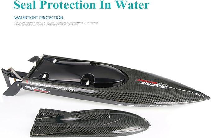 RTR 25.5Inches FT011 Large Brushless Remote Control Boat RC Speed Watercraft 2.4G 4WD 30MPH for 14Y+ Hobby Adult (1-Battery)